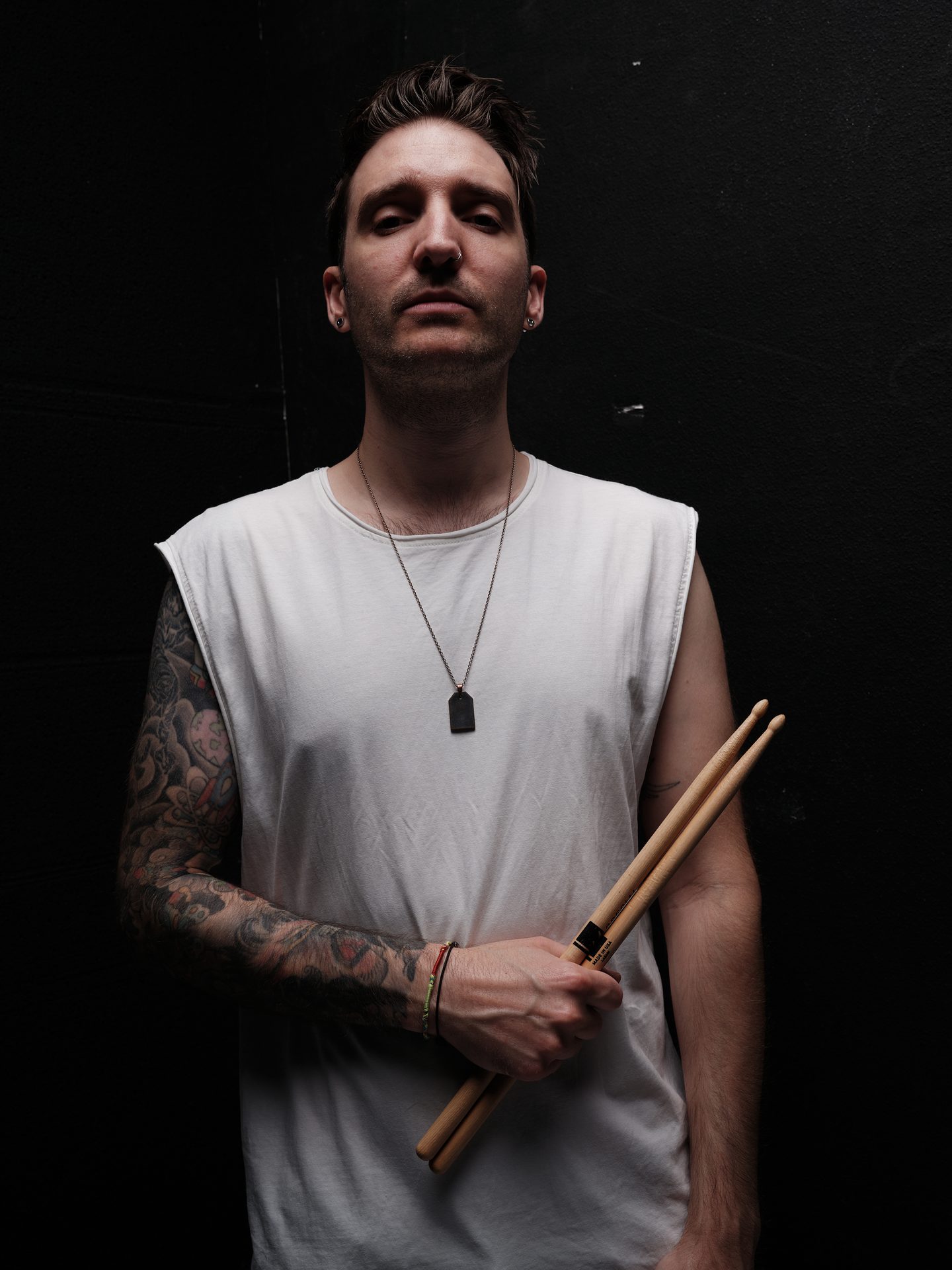 Scott, Ark Angels drummer, portrait